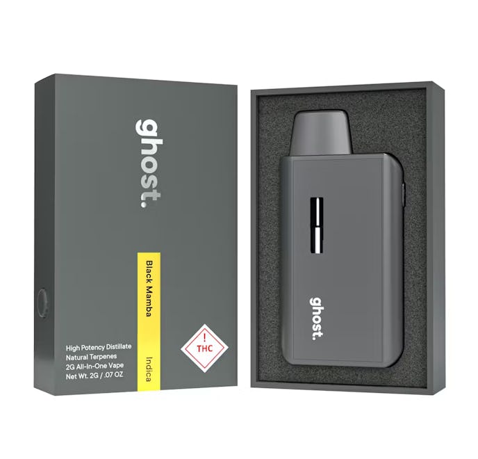 Photograph of product: Ghost. | Vape | Black Mamba | 2g