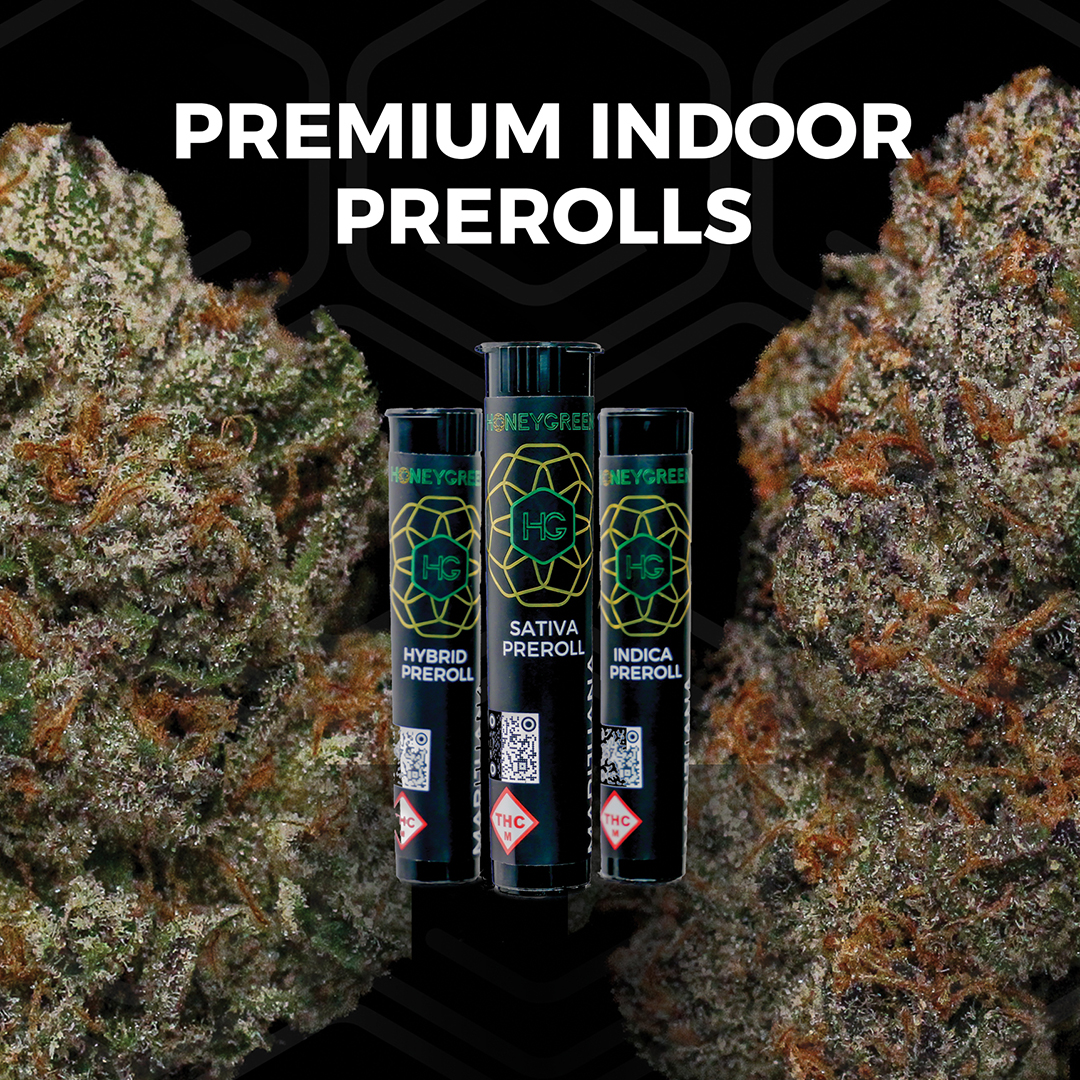 Photograph of product: Honey Green: Pre-Roll | Zkittlez Pie | 1g