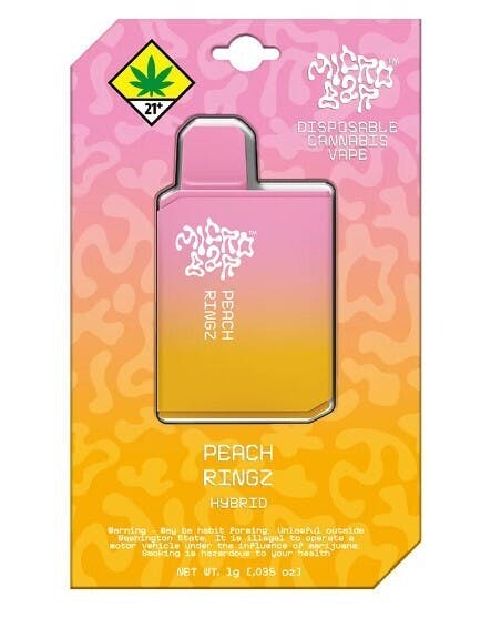 Photograph of product: Micro bar 1g Peach Driver Disposable