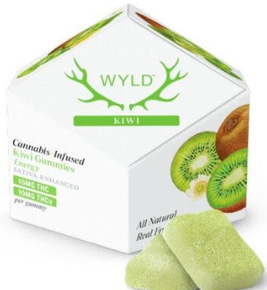 Photograph of product: [WYLD] TH-ouiV Gummies - 1:1 - Kiwi (S)