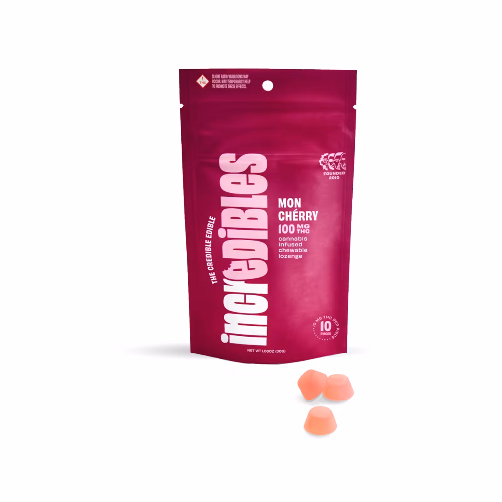 Photograph of product: (INC) Mon Cherry Gummy 10mg/10pk