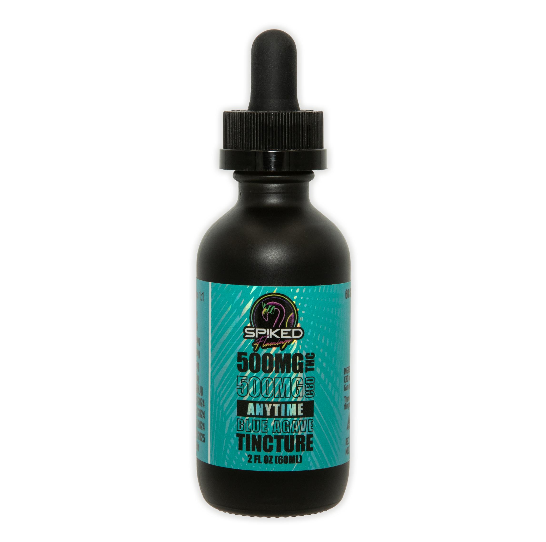 Photograph of product: ANYTIME BLUE AGAVE 1:1 TINCTURE [TH-oui 500MG: CBD 500MG]