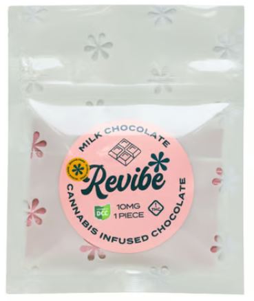 Photograph of product: Sugar Free Milk Chocolate Square 10mg -1pk