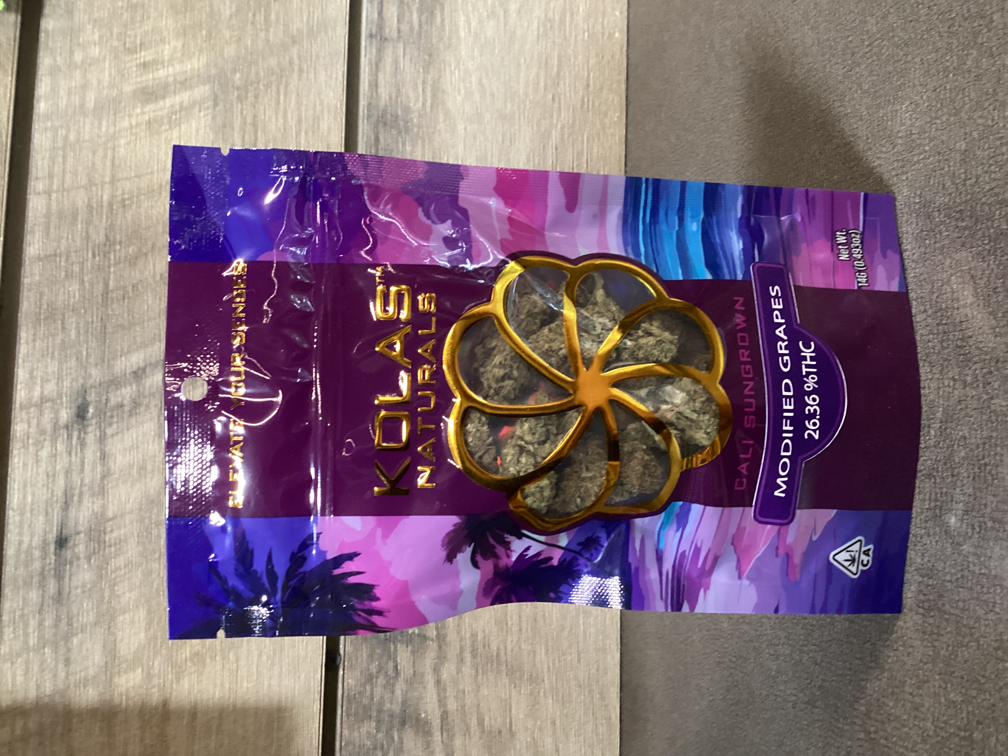 Photograph of product: KOLAS - MODIFIED GRAPES - 14g