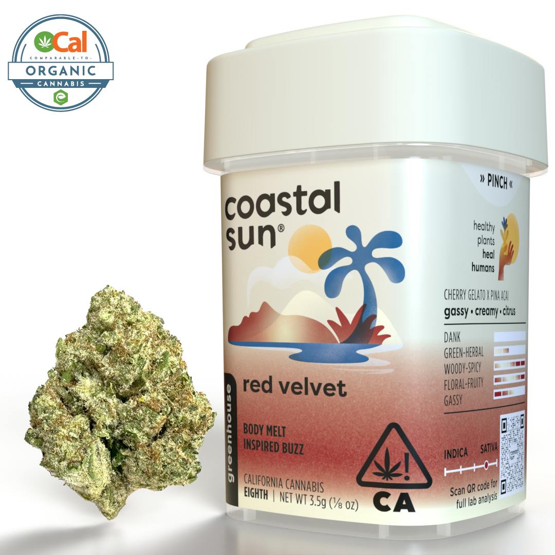 Photograph of product: Coastal Sun | Flower 3.5g | S/H | Red Velvet