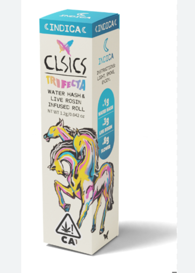 Photograph of product: Trifecta Rosin Ghost Vapor Og [I] Infused   Clsics
