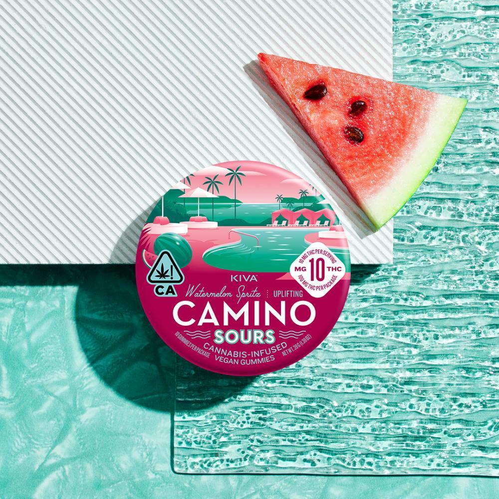 Photograph of product: CAMINO Gummies 100mg: Sour Watermelon Spritz 10pc