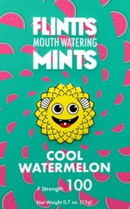 Photograph of product: FLINTTS MINTS COOL WATERMELON F STRENGTH 100 | 30CT