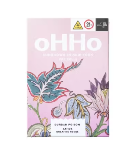 Photograph of product: oHHo | Durban Poison | Pre-Roll Pk | 7 x 0.5g