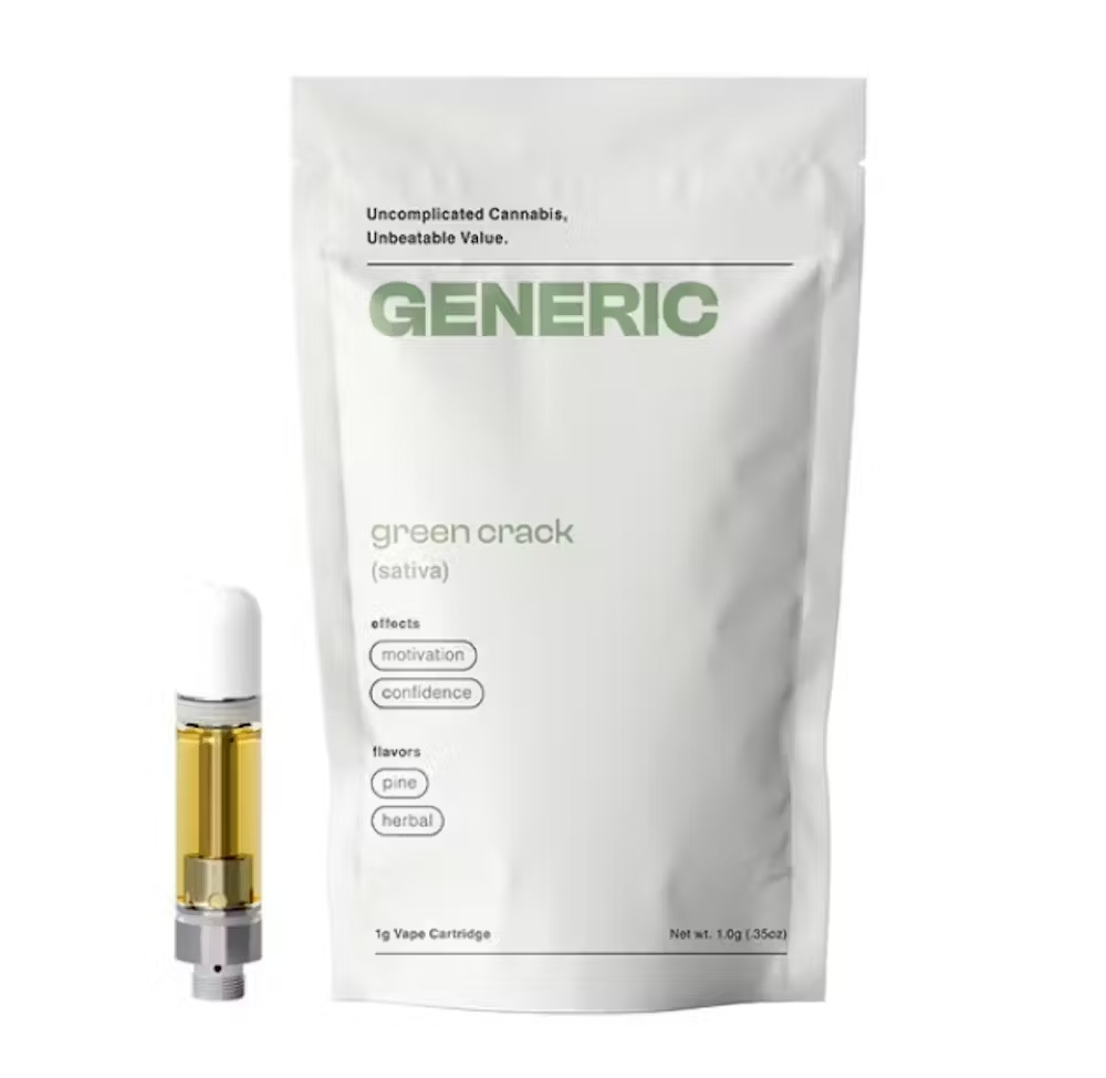 Photograph of product: GENERIC Cart 1000mg: Green Crack