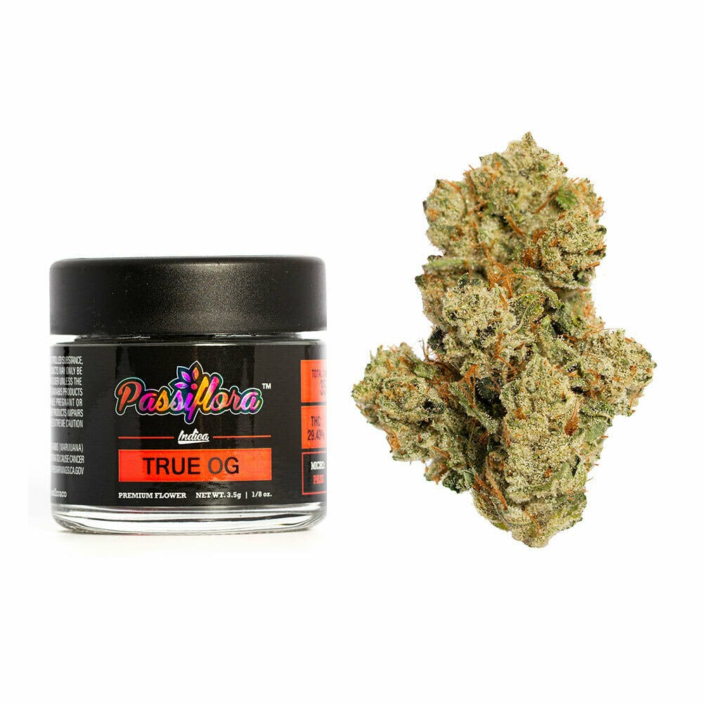 Photograph of product: Passiflora: True OG 3.5G