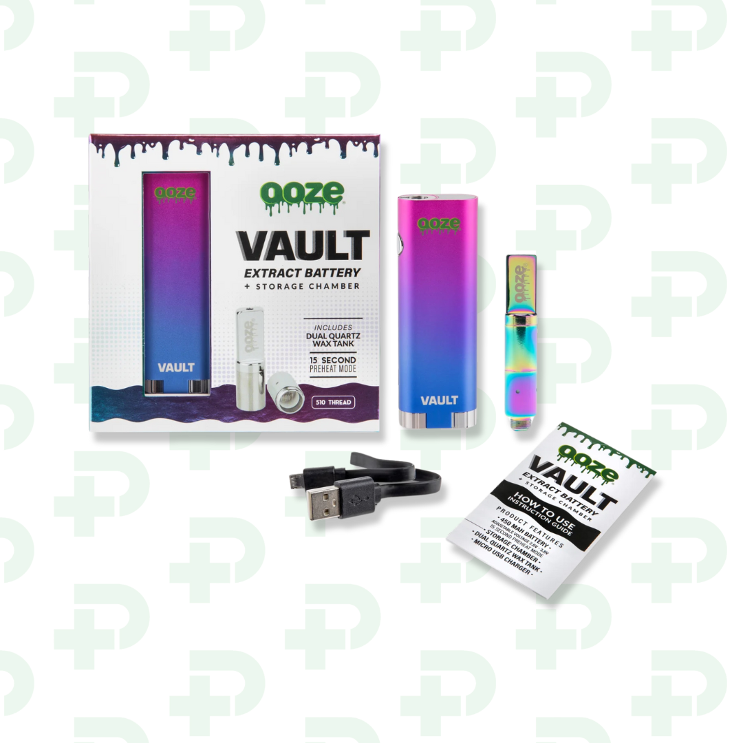 Photograph of product: Ooze Vault Extract Battery with Storage Chamber - Rainbow