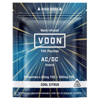 Photograph of product: Voon | AC/DC (H) Nano Infused 10ct/200mg Pouches