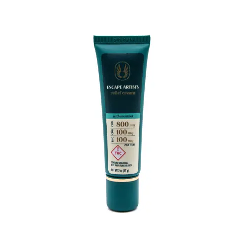 Photograph of product: Escape Artist 800mg CBD:CBG:TH-oui 2oz - Menthol