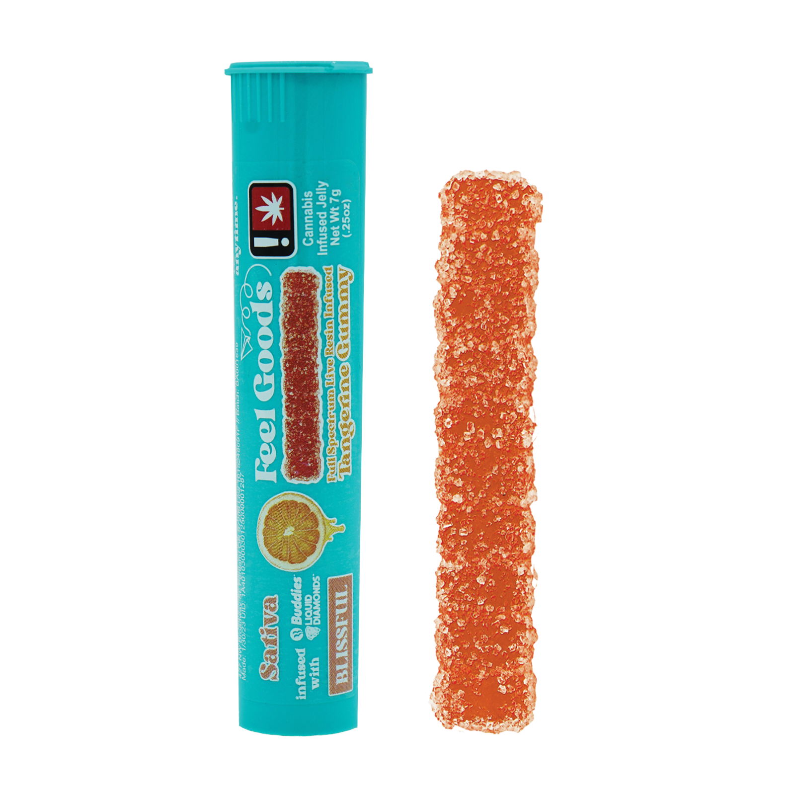 Photograph of product: Feel Goods | Gummy Straw | Citrus