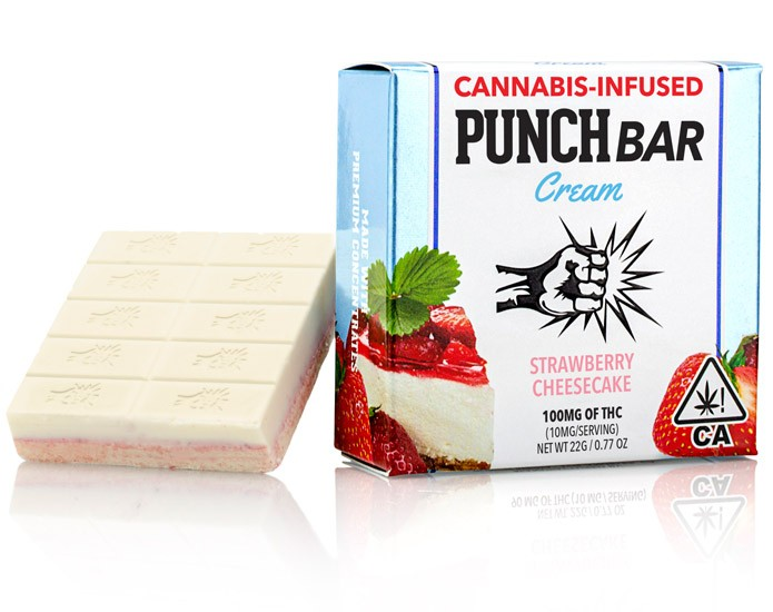 Photograph of product: PunchBar Strawberry Cheesecake 100mg