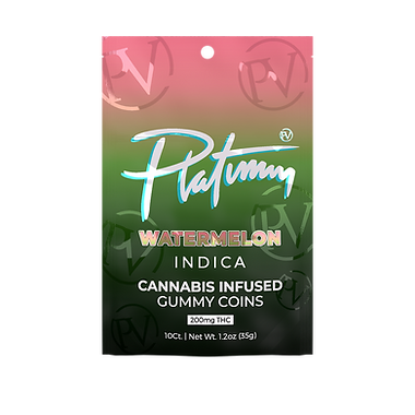 Photograph of product: Platinum Vape - Watermelon Gummies 200mg