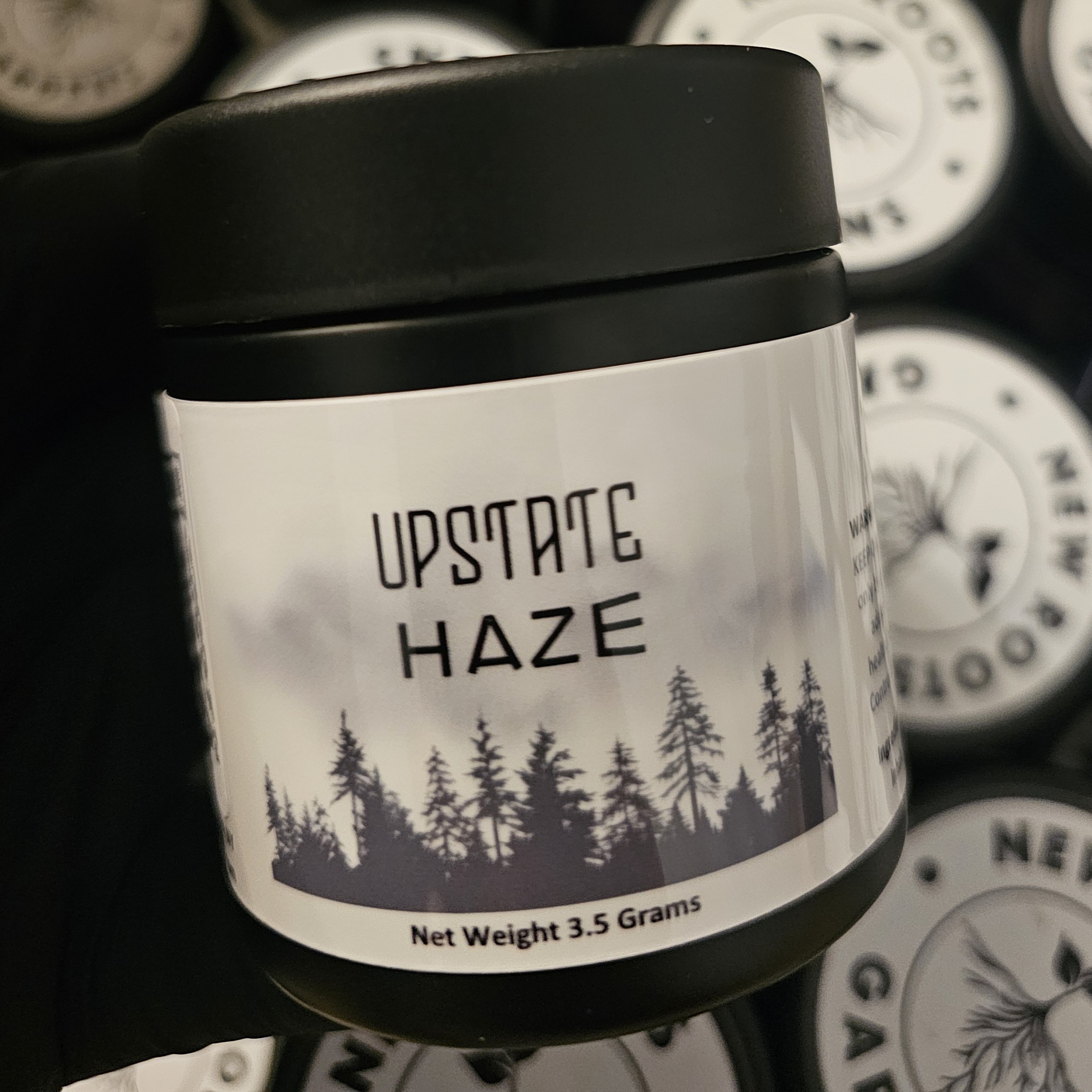 Photograph of product: New Roots Gardens Upstate Haze Jar - 3.5g