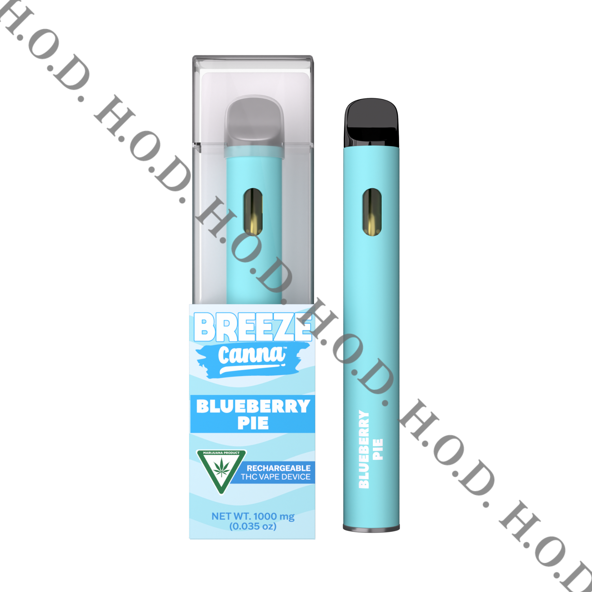 Photograph of product: Breeze Canna Blueberry Pie Disposable 1g