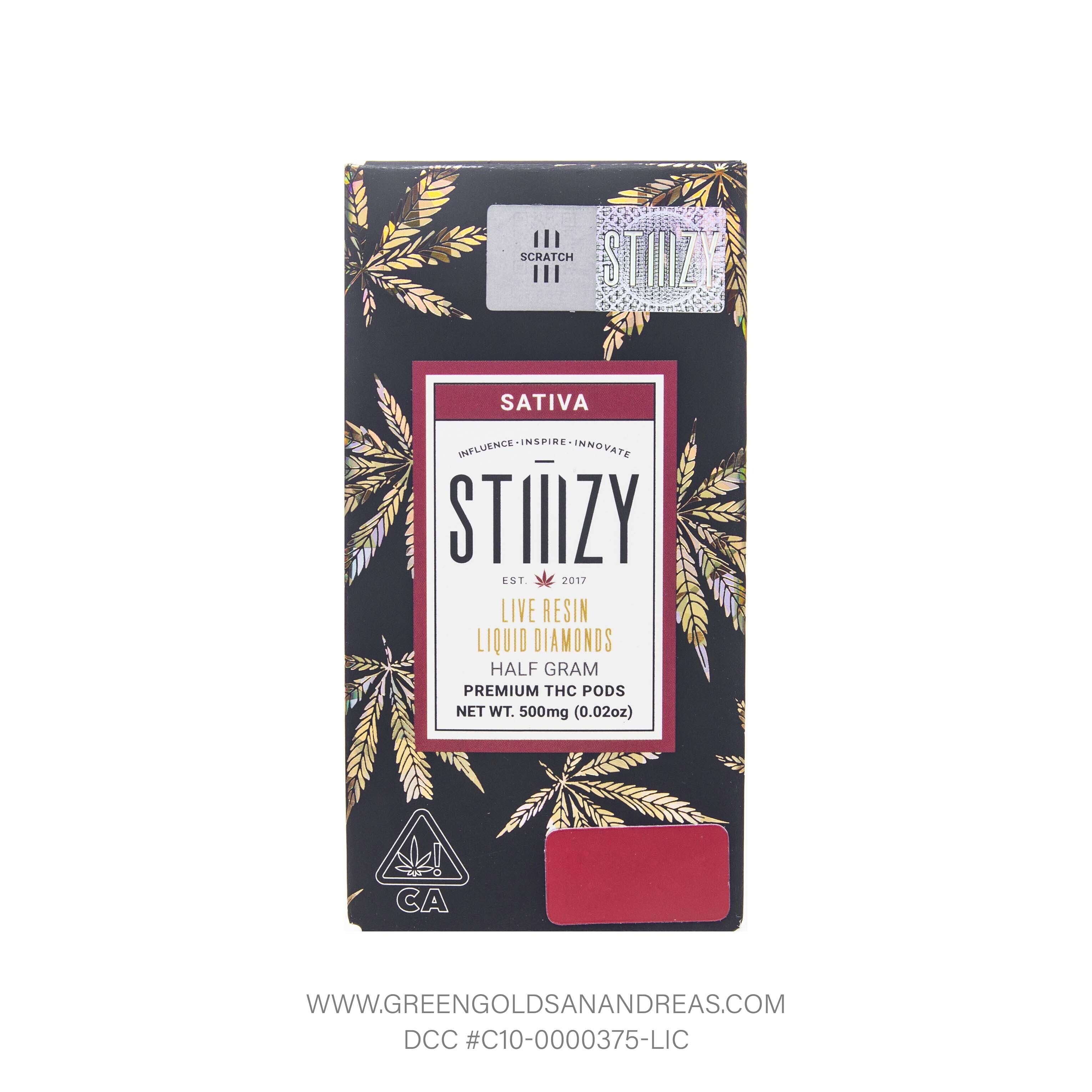 Photograph of product: Stiiizy | Green Crack Liquid Diamond Pod (.5g)