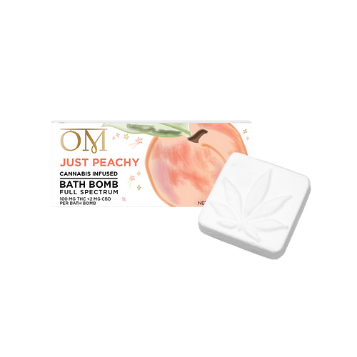 Photograph of product: OM Living | Just Peachy Bath Bomb