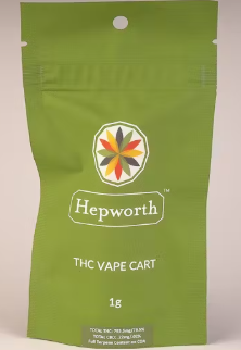 Photograph of product: Hepworth | 1g 510 Vape Cartridge | Blue Dream