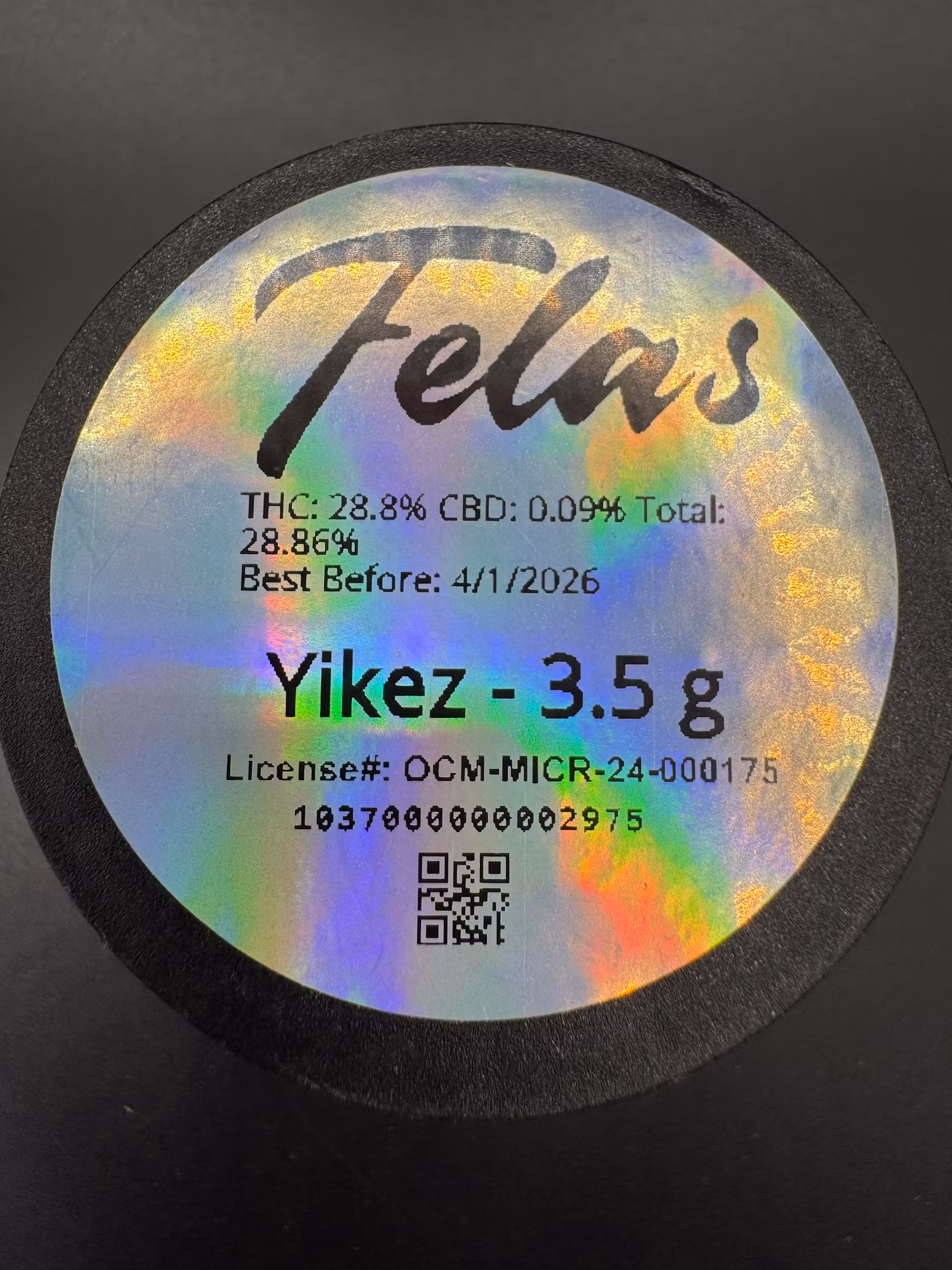 Photograph of product: Flower - Yikez - 3.5g