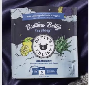 Photograph of product: Betty's Eddies Bedtime Lemon Agave Fruit Chew