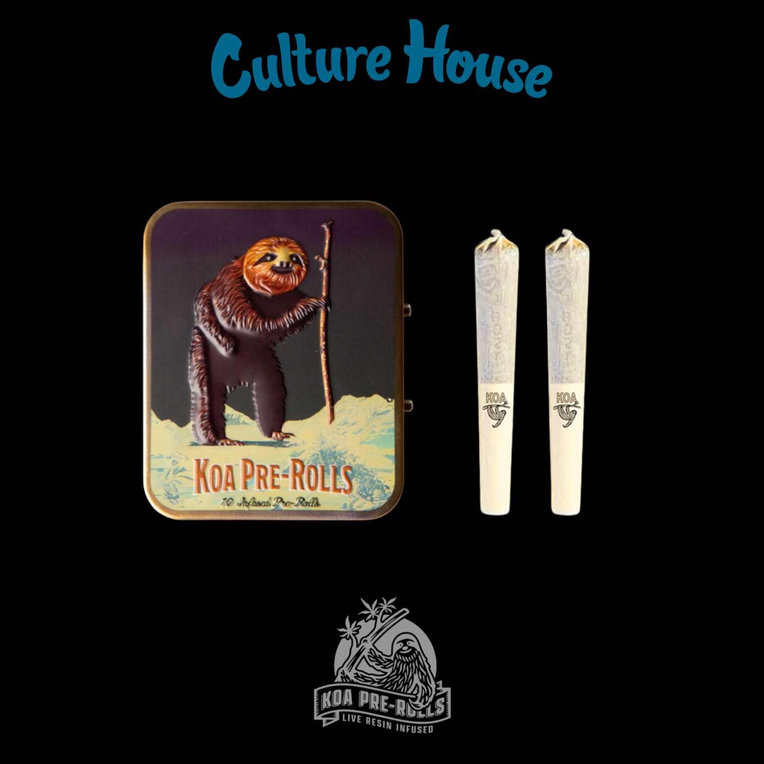 Photograph of product: KOA | Queen of the South | Infused |  0.35g P. Roll 2PK