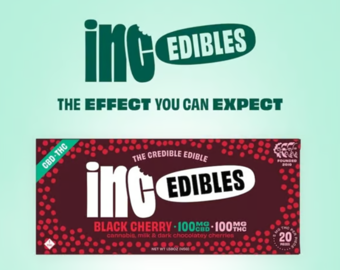 Photograph of product: inc.edibles Black Cherry TH-oui.CBD Bar 00739