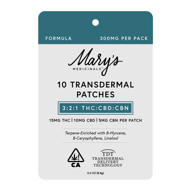 Photograph of product: 10pk Formula Patch - 3:2:1 TH-oui:CBD:CBN *SPECIAL PRICING* - 10pk CBN:CBD:TH-oui Formula Patch