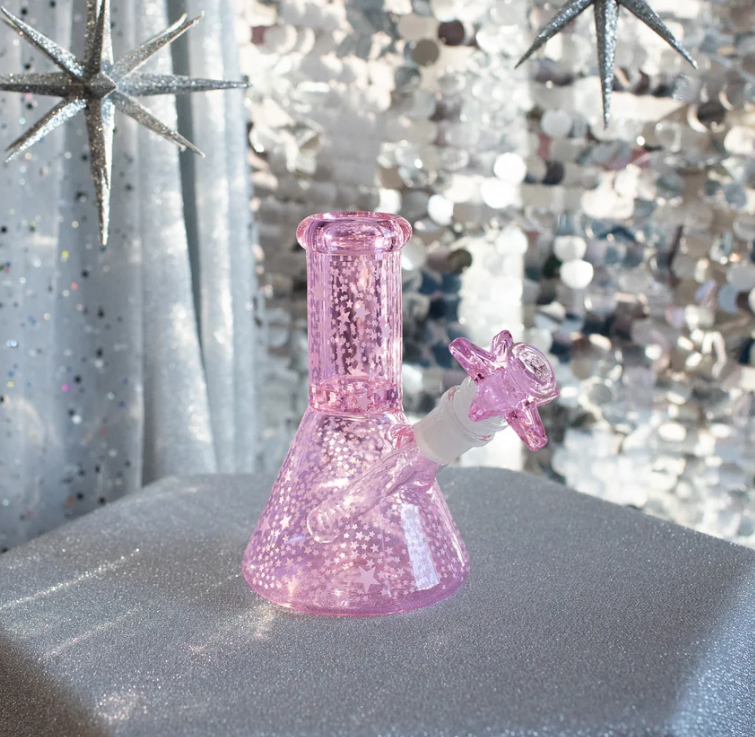 Photograph of Product: Celestial Mini Bong - Glow In The Dark! (Pink)
