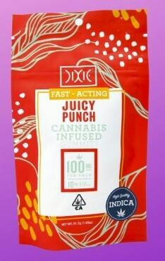 Photograph of product: Dixie Gummies - Fast Acting Fruit Punch (Oui'd)