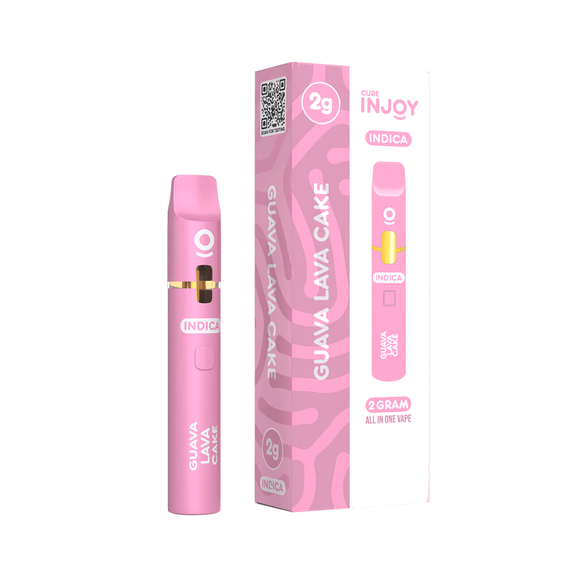 Photograph of product: Cure Injoy | Disposable Vape | Guava Lava Cake | 2g