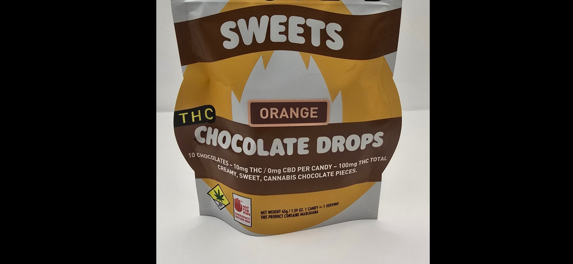 Photograph of Product: Spoil'd - Orange Chocolate Drops 10pk