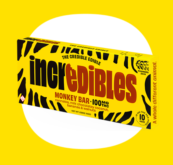 Photograph of Product: Monkey Bar (H) Incredibles | Candy Bar (100mg)