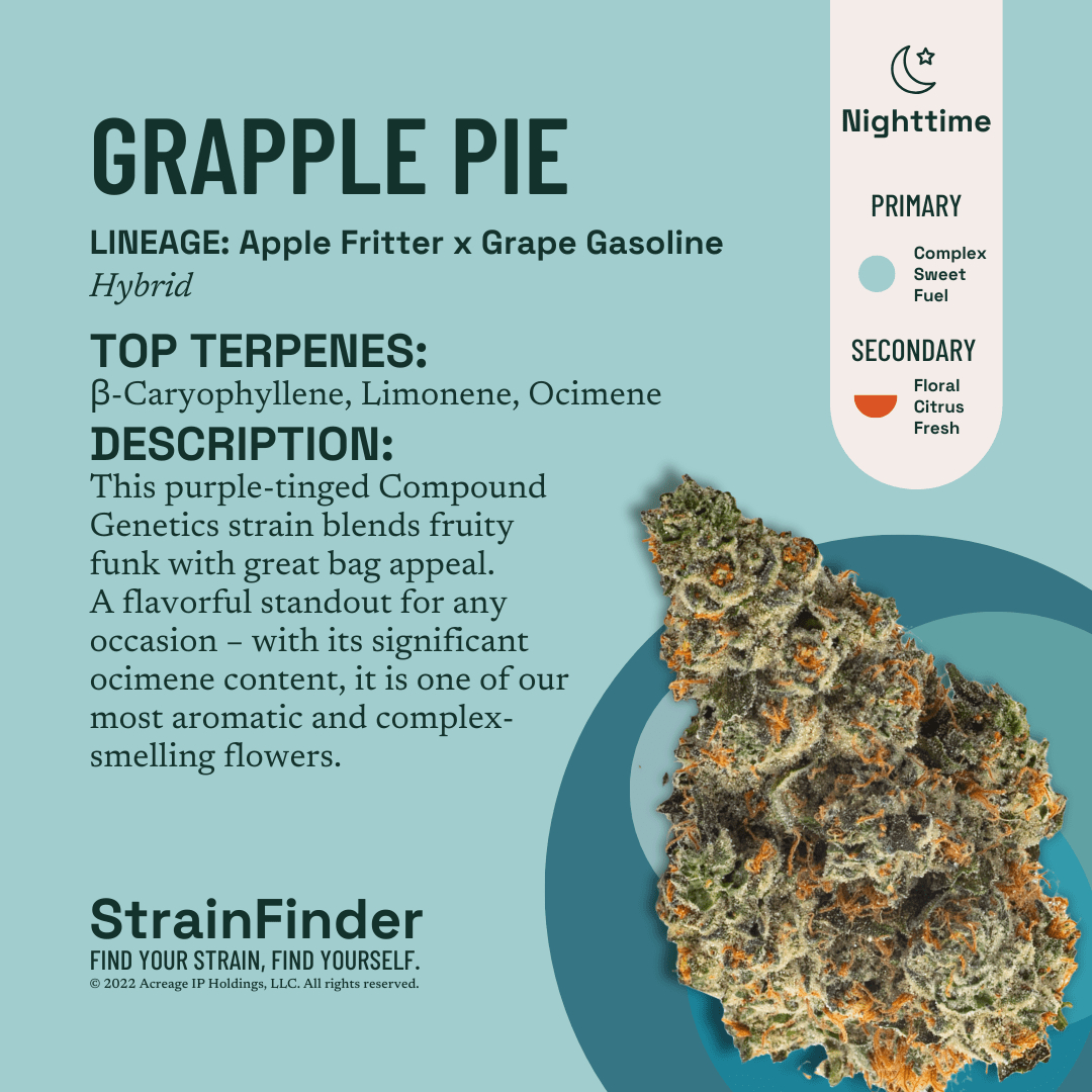 Photograph of product: Grapple Pie | Flower | 3.5g (H)