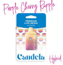 Photograph of product: Purple Cherry Ripple | Live Resin Disposable | .5g