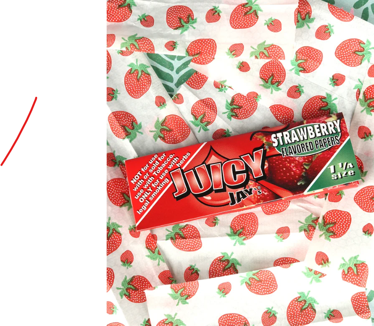 Photograph of product: Juicy Jay's - Strawberry