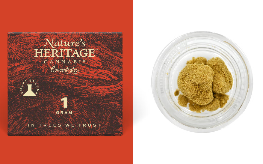 Photograph of product: GGG Nature's Heritage Kief - Oui'd 1g