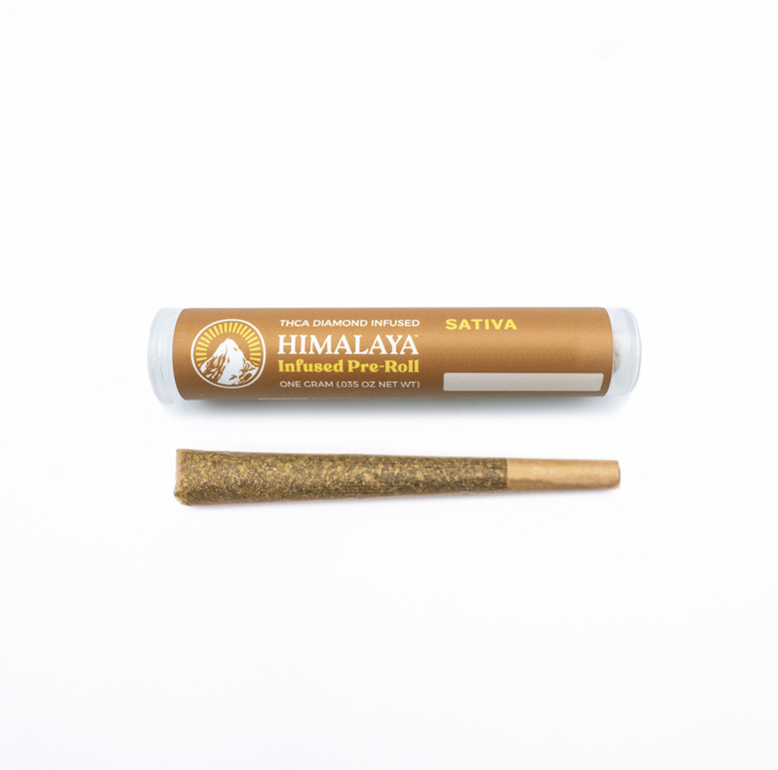 Photograph of product: 1g Lemon Snow Leopard (Oui'd) Infused Pre-roll TH-oui:35% $9 or 2/$15