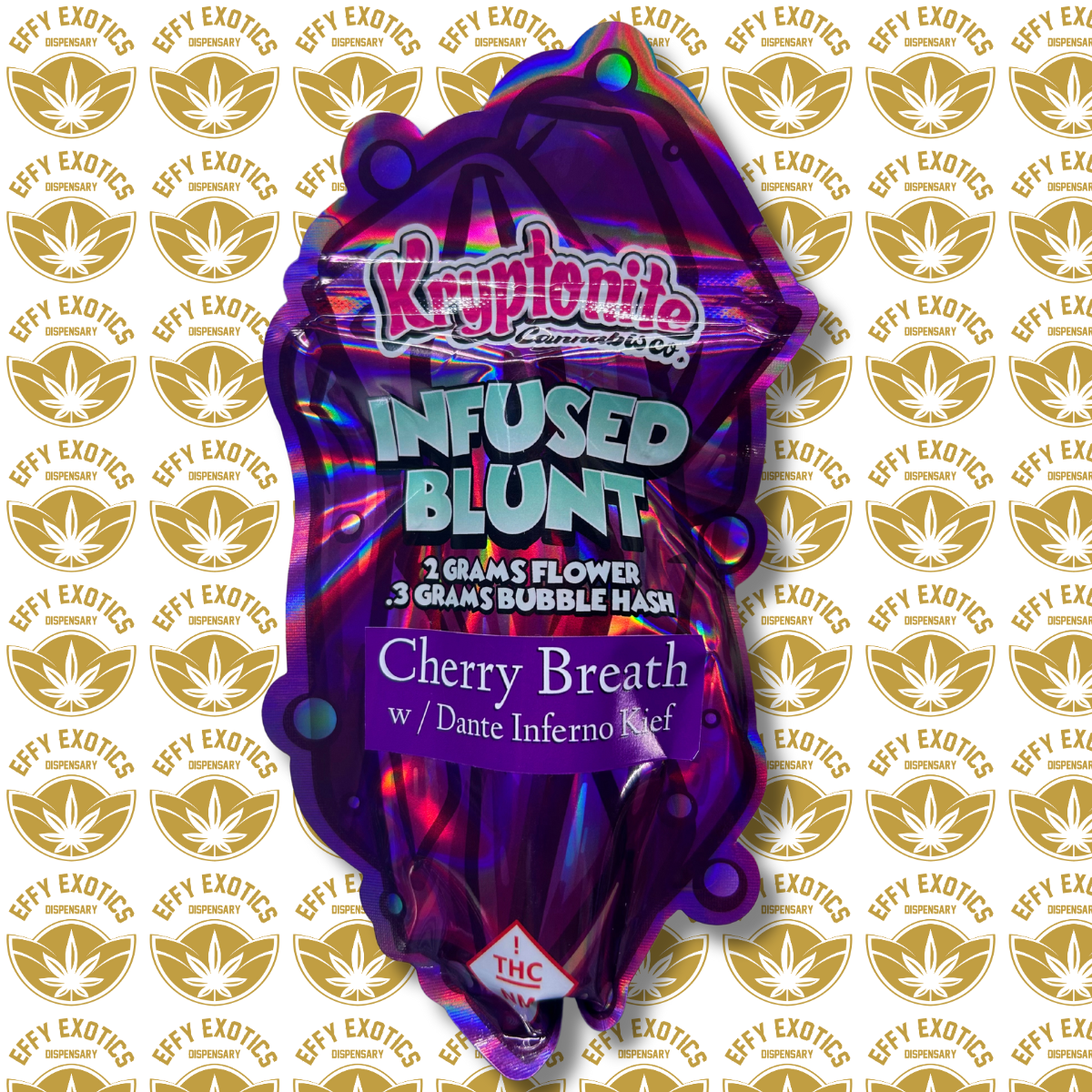 Photograph of product: KRYPTONITE- CHERRY BREATH BLUNT32 % INFUSED