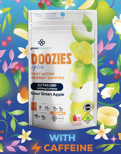Photograph of product: 2:1 CBD Green Apple Gummies 10pk (100mg TH-oui)