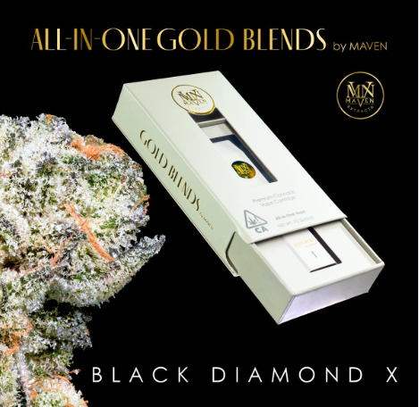 Photograph of product: Maven - Disposable - Black Diamond - 1G