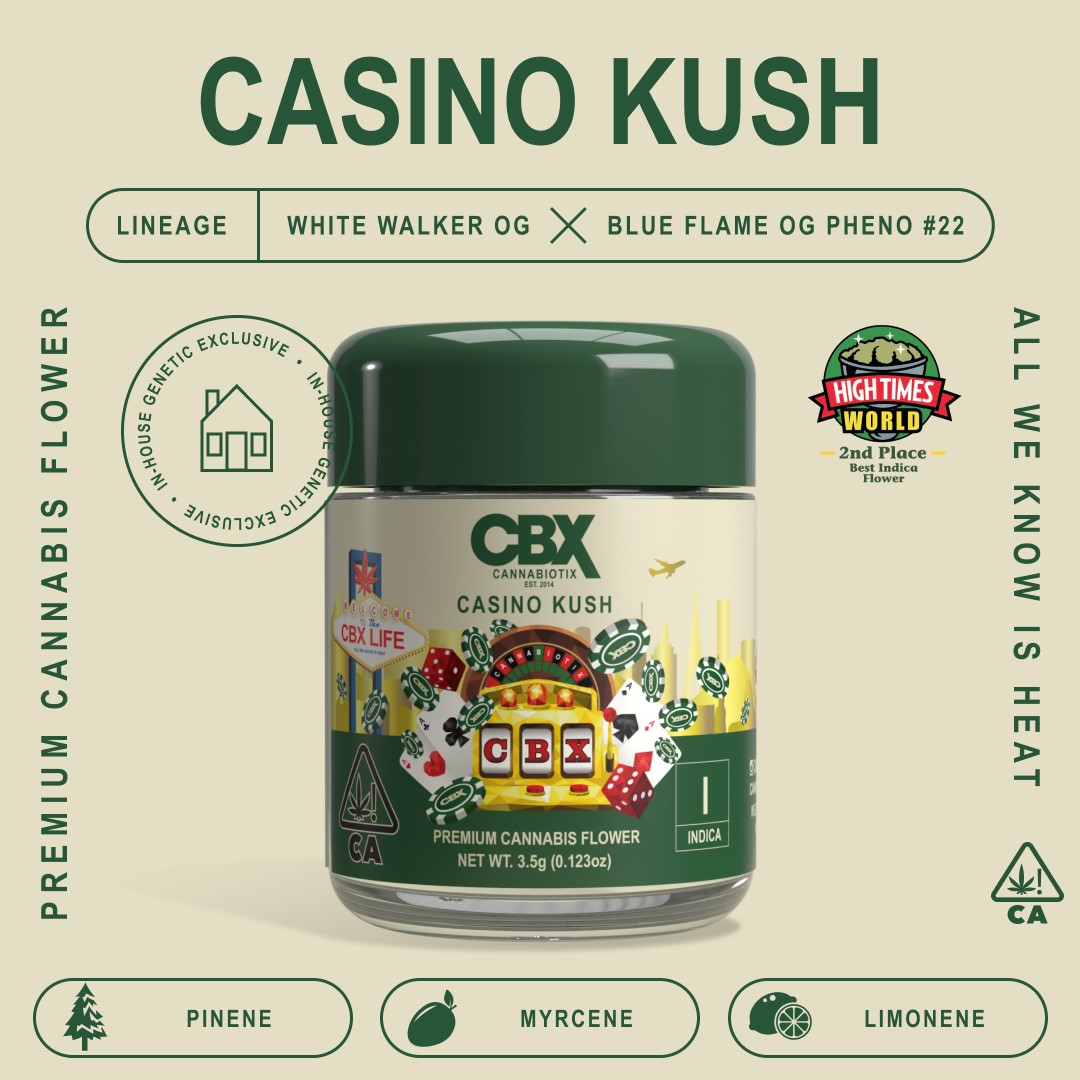 Photograph of product: Cannabiotix - Casino Kush | Eighths - 3.5g