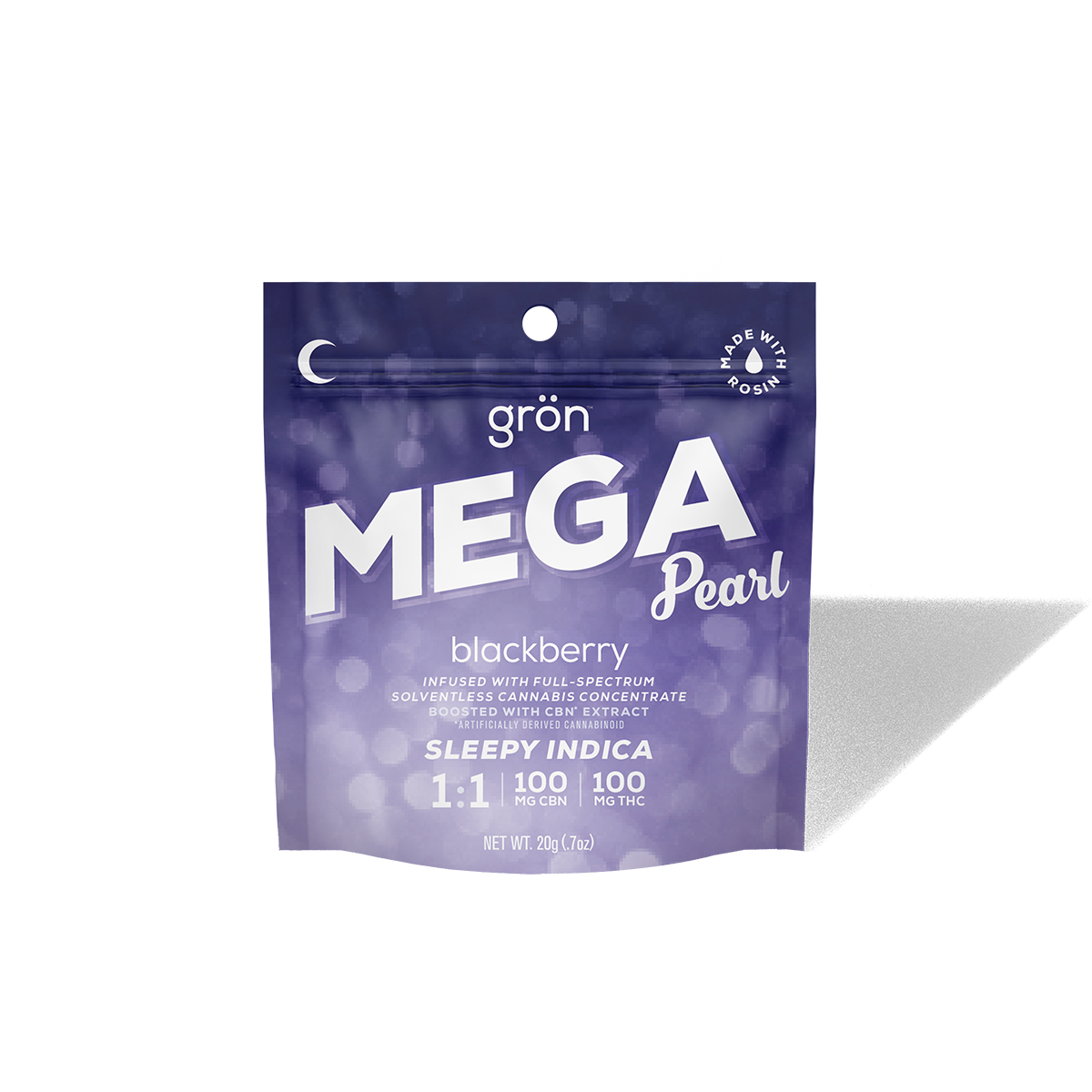 Photograph of Product: 1:1 Blackberry Mega Pearl - CBN/THC