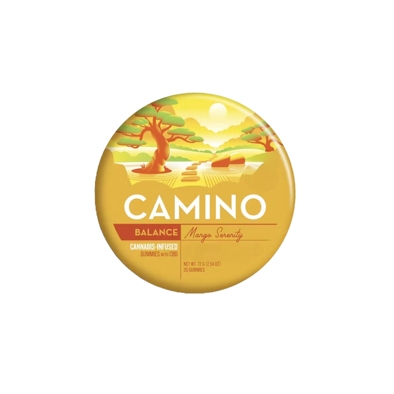 Photograph of product: CAMINO | MANGO | HYBIRD | GUMMIES | 200MG:200MG | REC