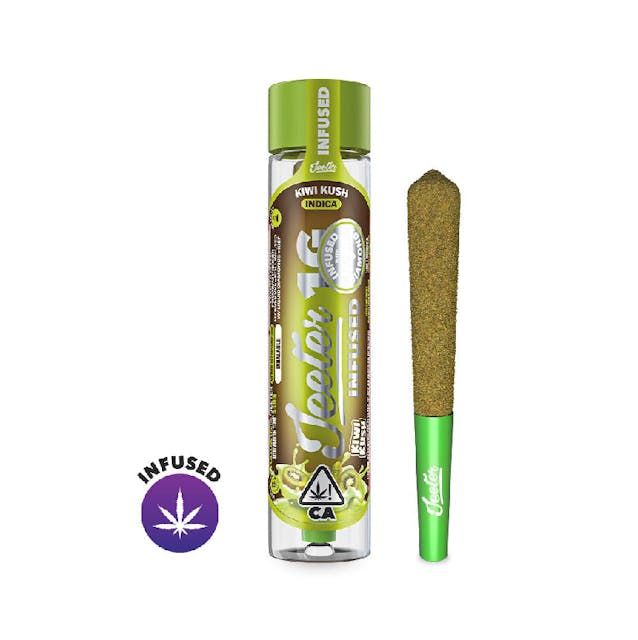 Photograph of instaPanelPhoto: Infused Jeeter - Kiwi Kush - Pre- Roll - 1g - Kiwi PR 1g