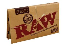 Photograph of product: Raw Unrefined Papers Single Wide