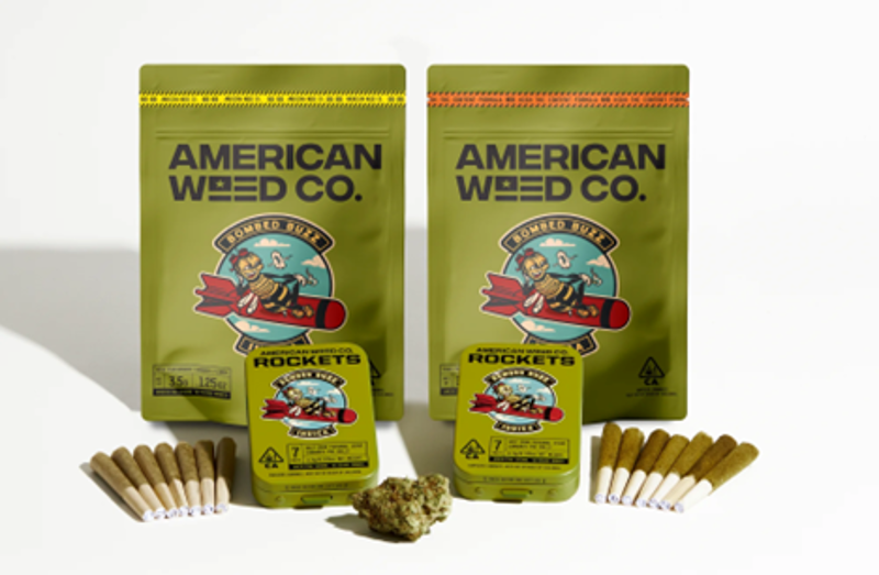 Photograph of product: American Weed Co. - Bombed Buzz High Infused Flower (3.5g)
